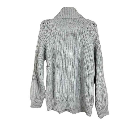 Cloth By Design Women’s M Gray Knit Pullover Turtleneck Sweater Long Sleeve NWT - Picture 12 of 16